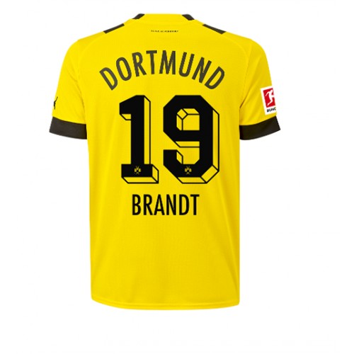 Fotbalové Dres Borussia Dortmund Julian Brandt #19 Domácí 2022-23 Krátký Rukáv
